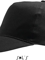 SOL'S Sunny Kids Dětská 5 panelová kšiltovka 25.8111 black