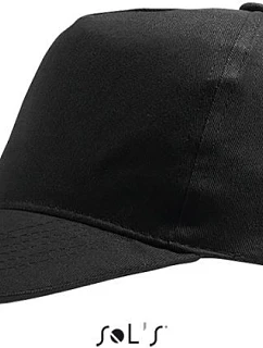 SOL'S Sunny Kids Dětská 5 panelová kšiltovka model 22525360 black