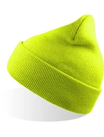 Atlantis Headwear Wind-S Pletená čepice 33.0220 yellow fluo