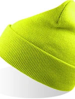 Atlantis Headwear Wind-S Pletená čepice 33.0220 yellow fluo