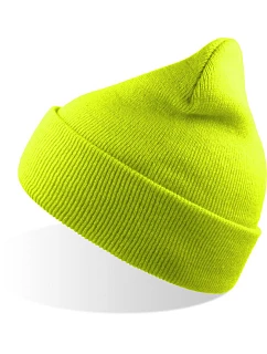Atlantis Headwear Wind-S Pletená čepice 33.0220 yellow fluo