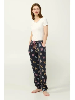 Dámské pyžamové kalhoty Printed Cuffed Pants model 17825449 - Vamp