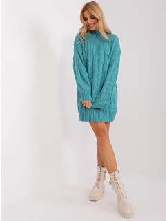 Sweter AT SW turkusowy model 22539371 - FPrice
