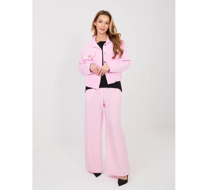 IT KR bunda FL10163.10 světle růžová