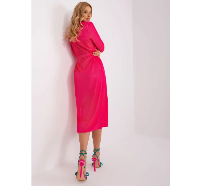 LK SK 509348 šaty.04 tmavě růžová