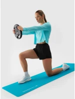 Dámské sportovní rychleschnoucí tričko s dlouhými rukávy loose 4F - modré