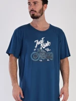 Pánská noční košile s krátkým rukávem Samuel