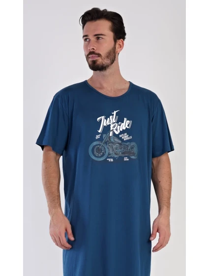 Pánská noční košile s krátkým rukávem Samuel