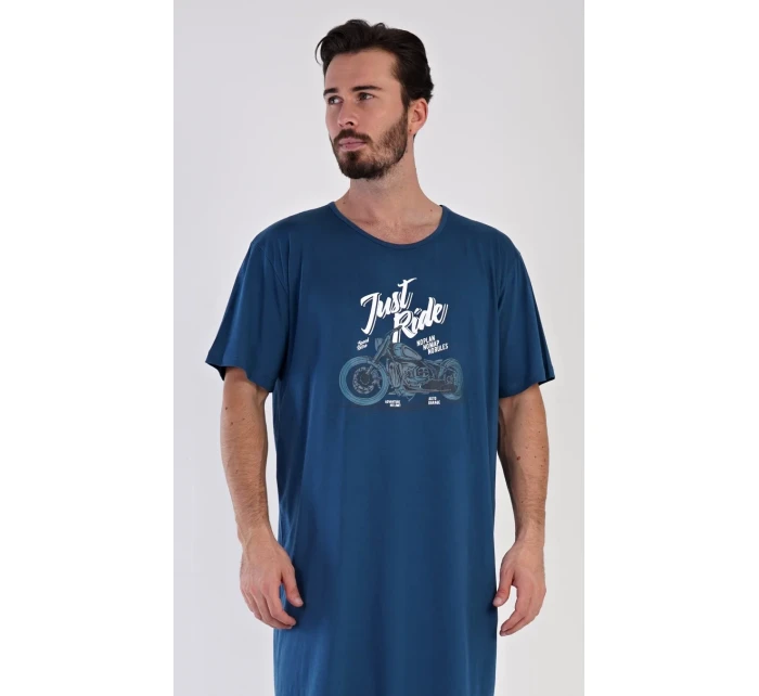 Pánská noční košile s krátkým rukávem Samuel