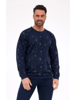 pyžamo model 21416867 Night 3 délka/r Vánoce S2XL pánské - Cornette