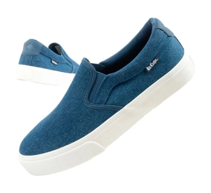 pánské tenisky módní pohodlné model 21368186 denim Slip on - Lee Cooper