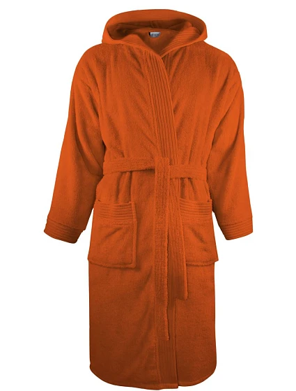 The One Towelling Bathrobe hooded Župan s kapucí 48.1021 terra spice The One Towelling Bathrobe hooded Župan s kapucí 48.1021 terra spice