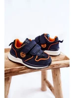 Dětská sportovní obuv na suchý zip Memory Foam System Big Star model 21599209 Námořnická modrá - Big Star Shoes Dětská sportovní obuv na suchý zip Memory Foam System Big Star model 21599209 Námořnická modrá - Big Star Shoes