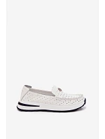 Dámské prodyšné mokasíny z přírodní kůže Kemela