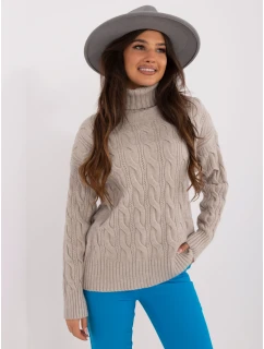 Sweter AT SW model 20459131 jasny szary - FPrice