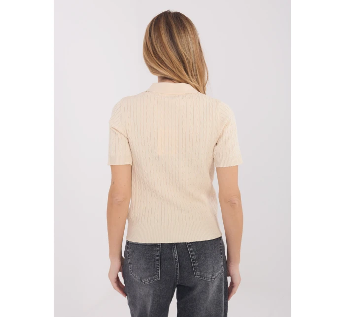 Sweter PM SW model 21821374 jasny beżowy - FPrice