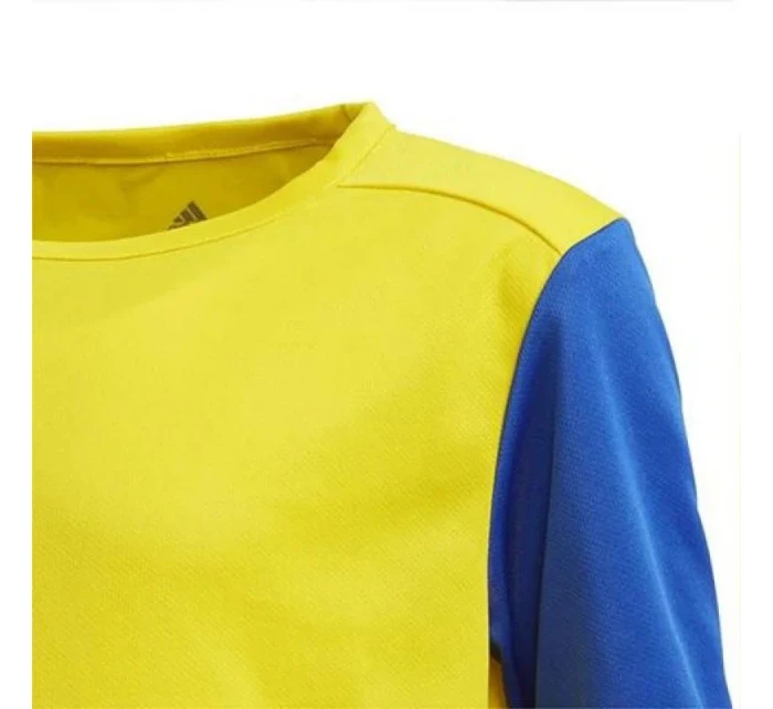 Dětské fotbalové tričko Estro 19 Jersey JR FT6681 Žlutá s modrou - Adidas Dětské fotbalové tričko Estro 19 Jersey JR FT6681 Žlutá s modrou - Adidas
