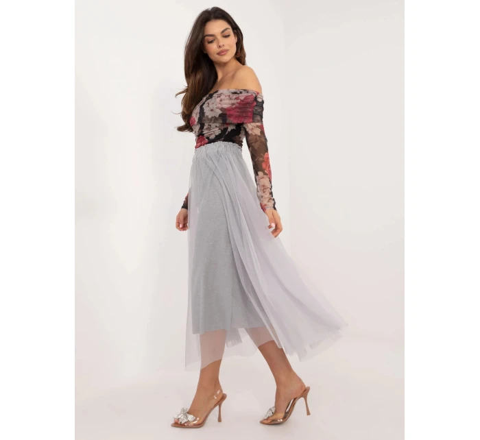 Dámská sukně DHJ SD 19568.13X Šedá - FPrice