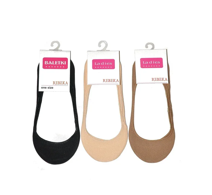 Dámské ponožky baleríny Rebeka bavlna 2511