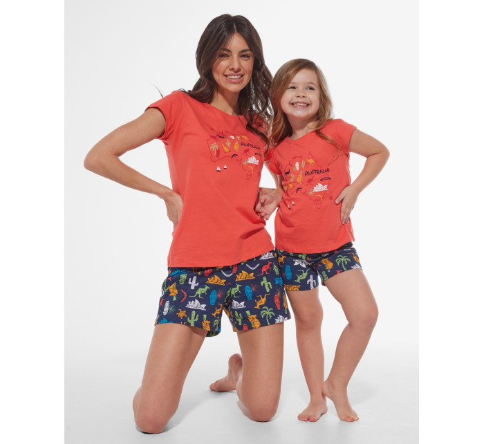 Dívčí pyžamo Cornette Kids Girl 787/104 Australia kr/r 98-128