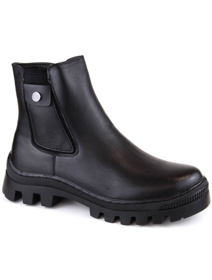 Potocki W WOL186 zateplené kapesní boty černé