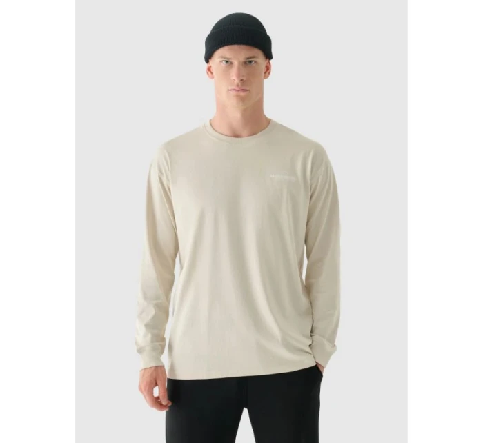 Pánské tričko oversize s potiskem a dlouhým rukávem model 21893087 - 4F