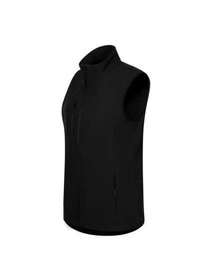 Dámská softshellová vesta Trail (černá) Dámská softshellová vesta Trail (černá)