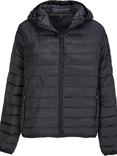 SOL'S Stream Jacket Women Lehká dámská prošívaná bunda s kapucí 25.4445 black