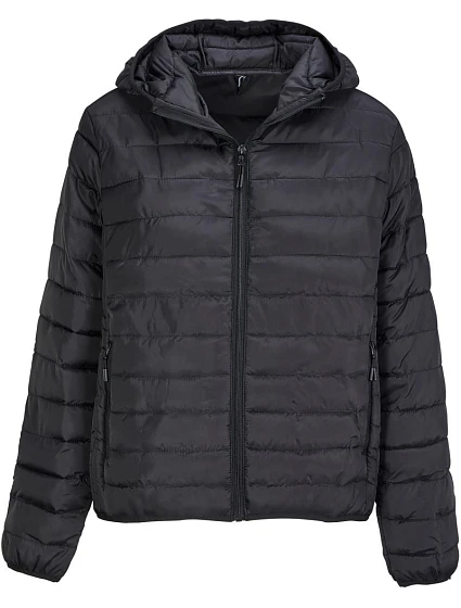 SOL'S Stream Jacket Women Lehká dámská prošívaná bunda s kapucí 25.4445 black SOL'S Stream Jacket Women Lehká dámská prošívaná bunda s kapucí 25.4445 black