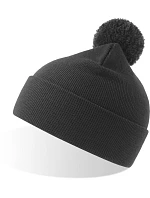 Atlantis Headwear Wind-S Pompom Pletená čepice s bambulí 33.0294 dark grey Atlantis Headwear Wind-S Pompom Pletená čepice s bambulí 33.0294 dark grey