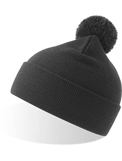 WindS Pletená čepice s bambulí dark grey model 22450555 - Atlantis Headwear