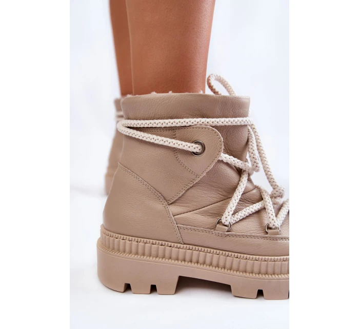 Dámské módní sněhule Béžove model 21603560 - Boto