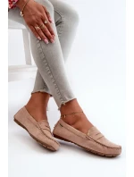 Dámské eko semišové mokasíny, světle béžová Rerteria Dámské eko semišové mokasíny, světle béžová Rerteria