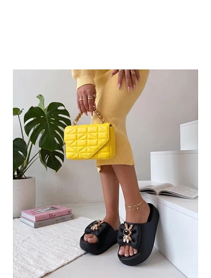 Klapky na platformě model 227249 Solea