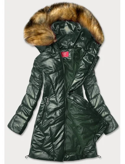 BŁYSZCZĄCA KURTKA ZIMOWA DAMSKA model 21243420 - LHD