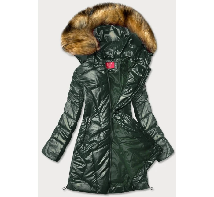 BŁYSZCZĄCA KURTKA ZIMOWA DAMSKA model 21243420 - LHD