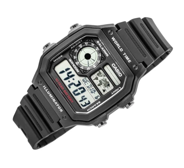 Pánské hodinky CASIO AE-1200WH-1AVDF + krabice Pánské hodinky CASIO AE-1200WH-1AVDF + krabice