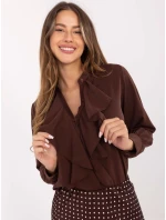 MI košile KS 3257.47 hnědá