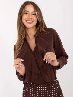 MI košile KS 3257.47 hnědá