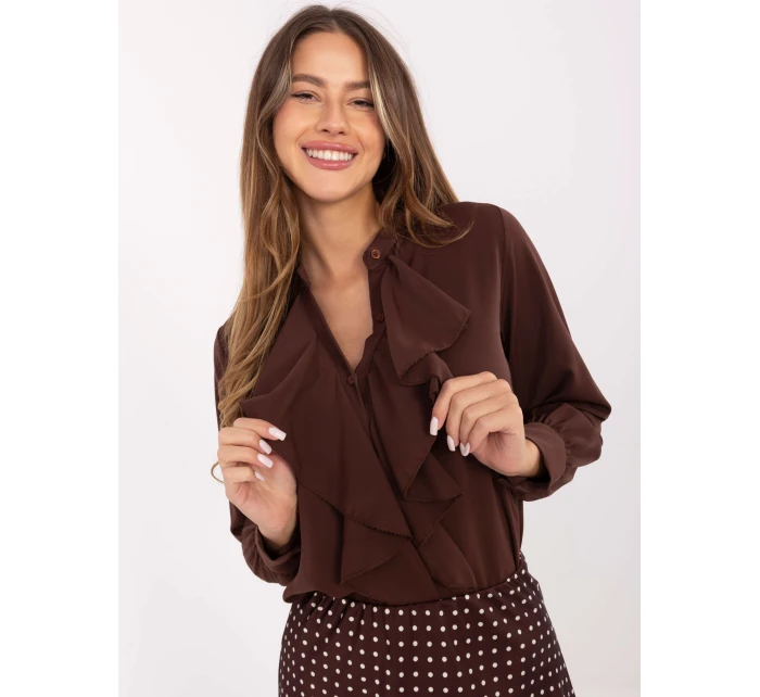 MI košile KS 3257.47 hnědá