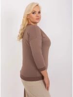 Bluzka RV BZ model 18965295 brązowy - FPrice Bluzka RV BZ model 18965295 brązowy - FPrice