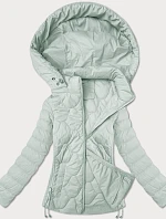 Dámská prošívaná krátká bunda J Style mint (16M9239-156)