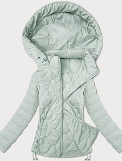 Dámská prošívaná krátká bunda J Style mint (16M9239-156)
