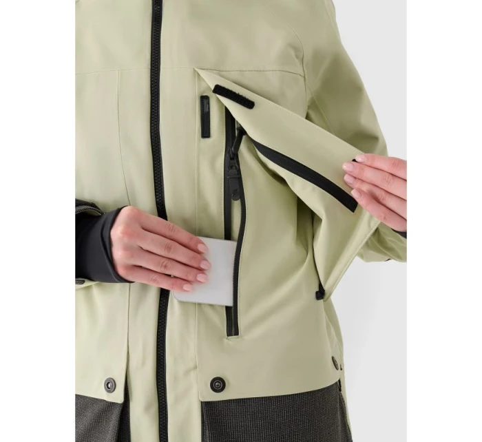 Dámská snowboardová bunda s membránou 10000 4F 4FWAW24TTJAF587-44S Dámská snowboardová bunda s membránou 10000 4F 4FWAW24TTJAF587-44S