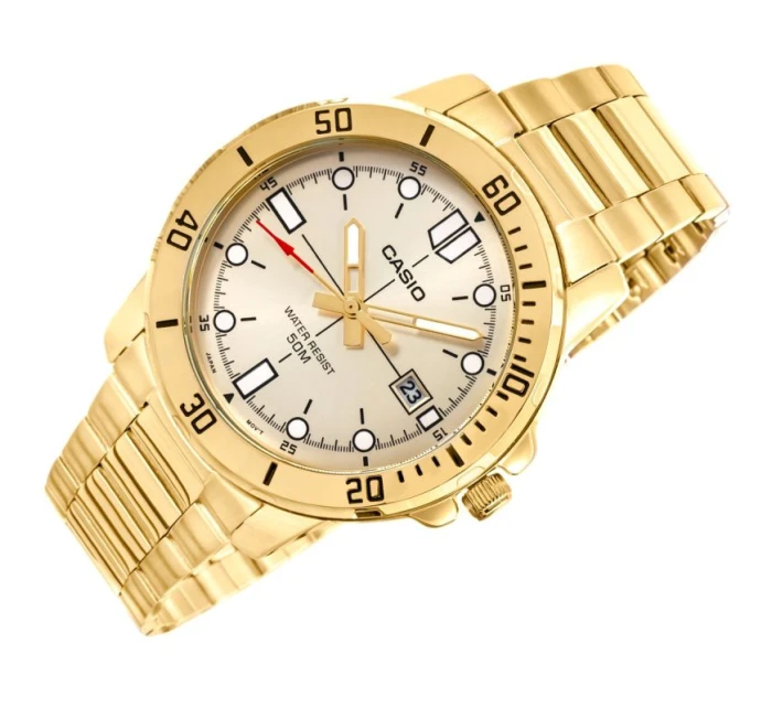 Pánské hodinky CASIO MTP-VD01G-9EVUDF + BOX Pánské hodinky CASIO MTP-VD01G-9EVUDF + BOX