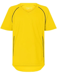 Daiber JN 386K Dětské týmové tričko 02.386K yellow/black