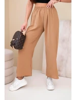 Kalhoty s širokými nohavicemi model 21903448 - K-Fashion