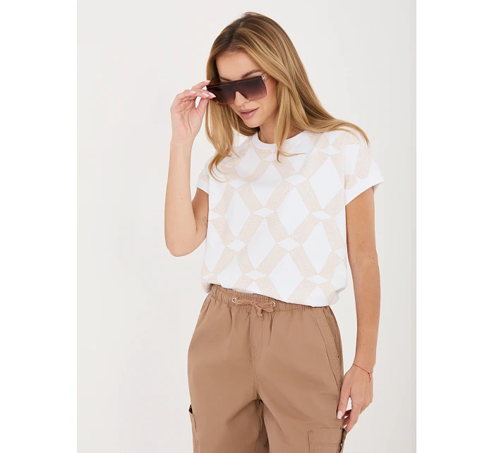 Bluzka RV BZ model 22102595 beżowy - FPrice