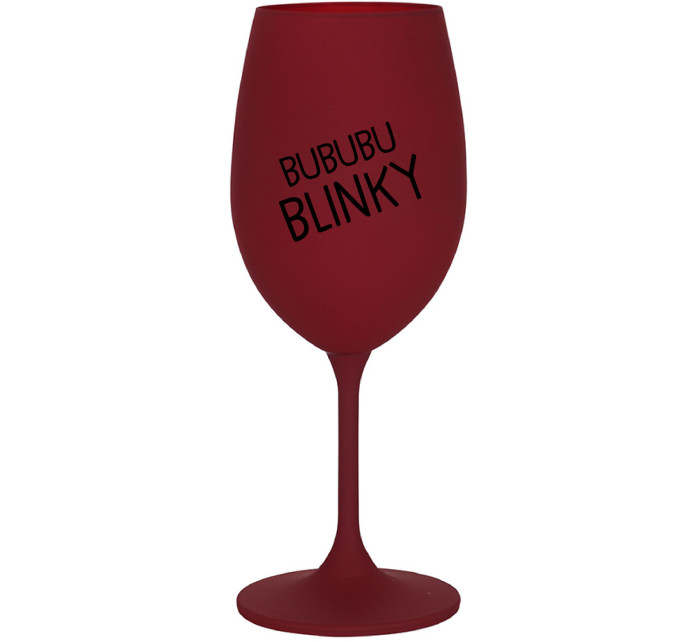 BUBUBUBLINKY - bordo sklenice na víno 350 ml