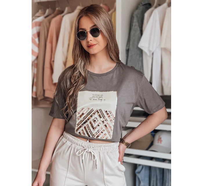 Dámské tričko CENTIA graphite FashionStreet RY2612